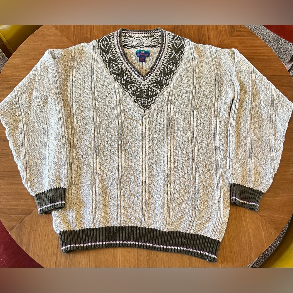 Vintage Woodward Knit Tennis Sweater